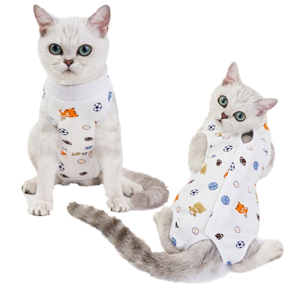 Sød afslappet bomuld Pet Kat Hundeskjorter Hvalpevest Bukser Tøj