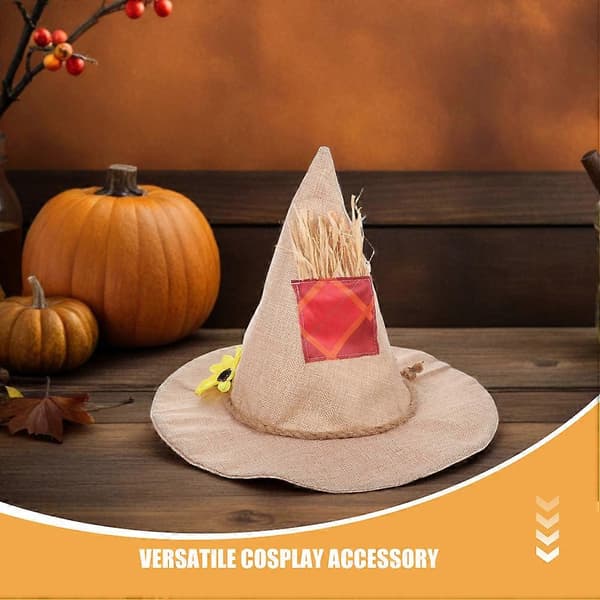 Halloween Heksehatt Fugleskremsel Hodeplagg til Halloween 2 stk Kostyme A