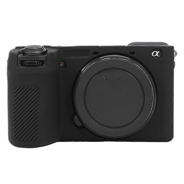 Blankt blødt silikone beskyttelsesetui sort til Sony ILCE-6700 / A6700