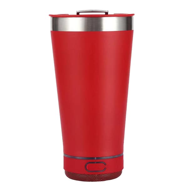 16oz Bluetooth-kompatibel högtalare ölmugg 3D stereomusik högtalare vattenkopp för hemresor kontor A