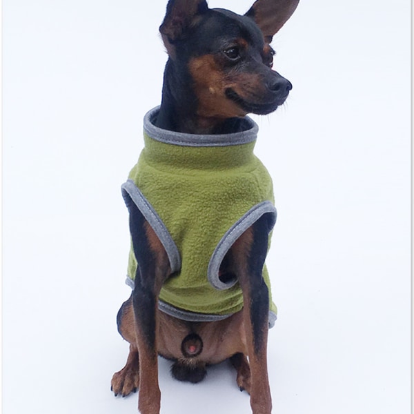 Hund vinter varm klær kjæledyr klær hund klær lett fleece