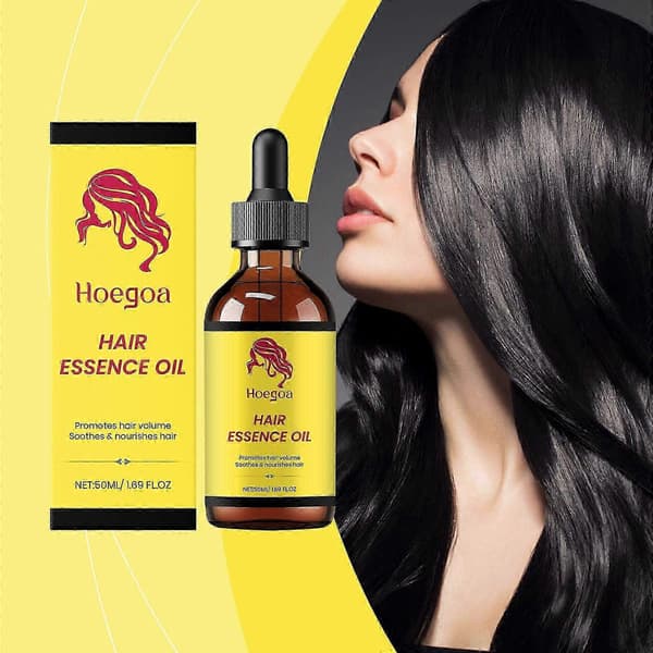 Närande eterisk hårolja för skadat hår, glans, styrka, återfuktning, hårvård, 50 ml A
