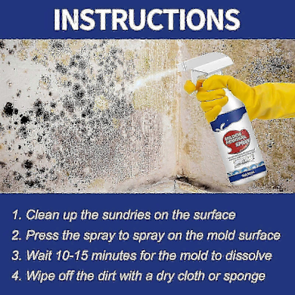 Skimmelfjernelsesspray, Skimmelfjerner Spray, Husholdningsskimmelfjerner Spray Til A