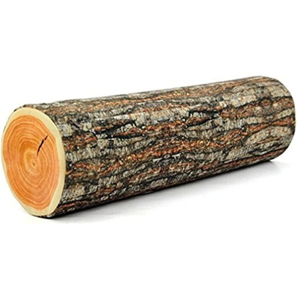 Naturligt træ Design Træstamme Log Cushion Blød stolepude