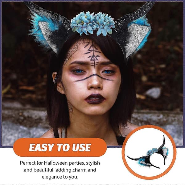 Halloween-juhlatarvike 3 kpl Cosplay-sarvipanta koristeeksi A
