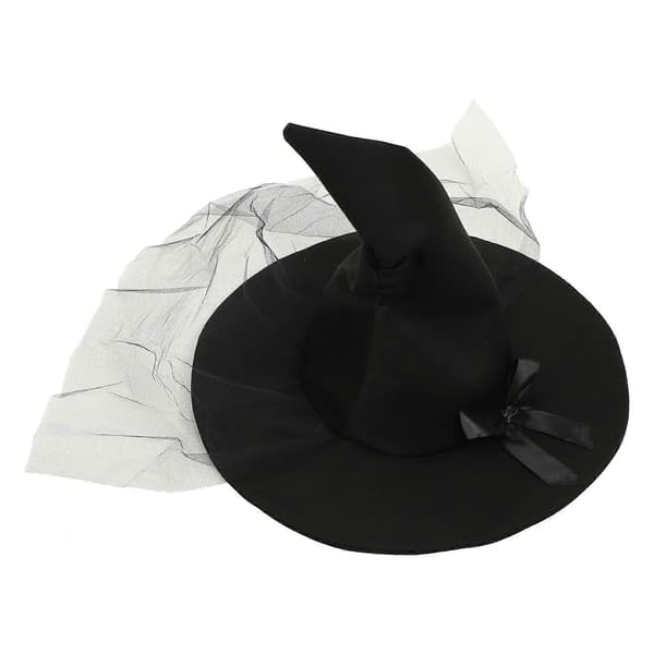Halloweenhatt Häxhatt Dekoration för Halloweenfest A
