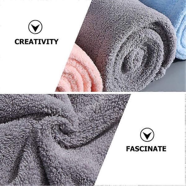 2 st kvinnor hårtorkande handduk med knappdesign hårhatt tjock hårinpackning badmössa för hemresor A