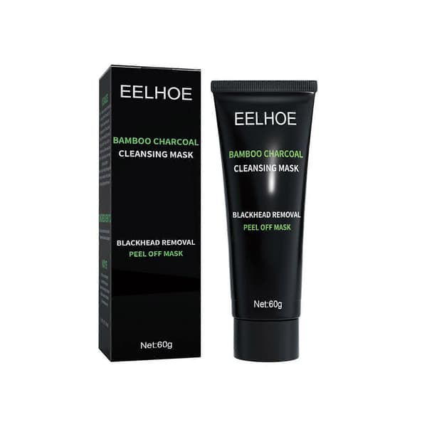 1-6 stk EELHOE Blackhead Remover Mask Bambuskull Blackhead Peel Off Mask 60g Dyprensende Pore A