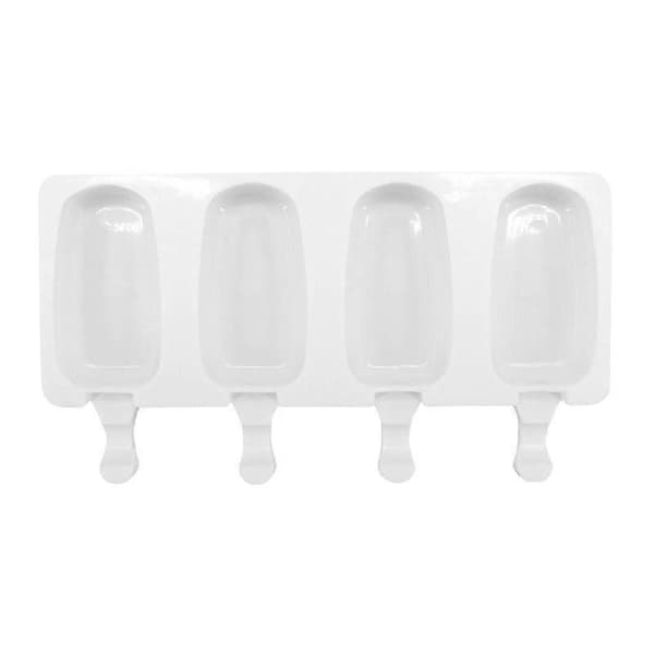 1 stk. silikoneisform, silikoneispinneform, genanvendelig ispindemaskine med træ, BPA-fri A