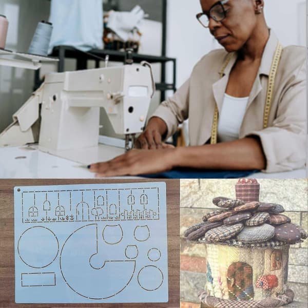 Quiltmallar Patchworks Handkonto Quiltverktyg för DIY-hantverk A