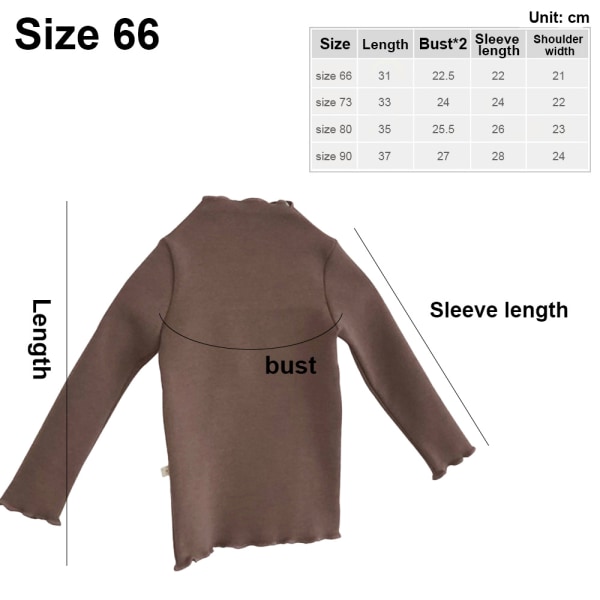 Baby's high collar long sleeved t-shirt warm baby base coat girl