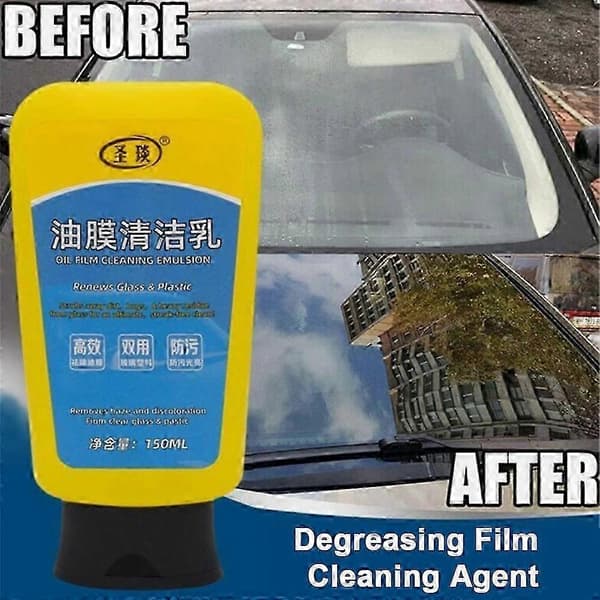 3-pack oljefilmsrengöringsemulsion för effektiv avfettning av glas och ytor A