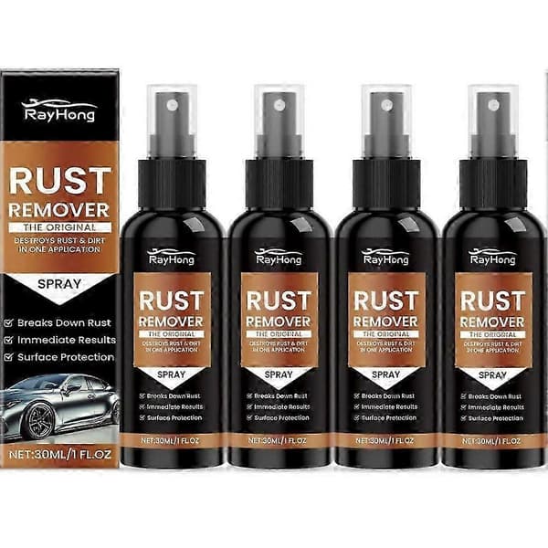 Nexa Rustfjerner Spray, Nexa Billakkfjerner, Rustfjerner for Metall (4 stk) A