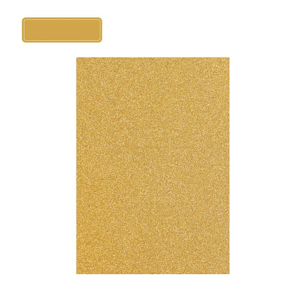 1 pakke 10 ark glitterskumpapir 8" x 11,6" - Assorteret