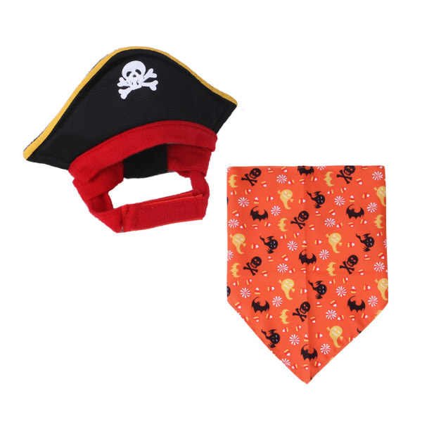 Pirat hund Kat kostume dragt Halloween sjovt kæledyr tøj