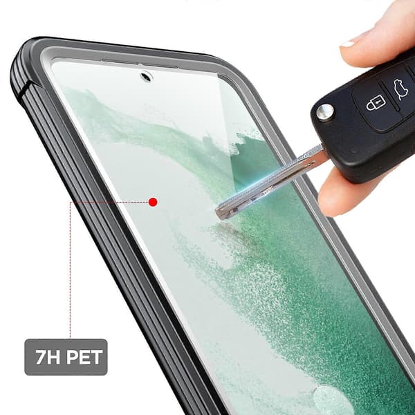 Samsung Galaxy S23 5G RedPepper läpinäkyvä iskunkestävä puhelinkotelo A