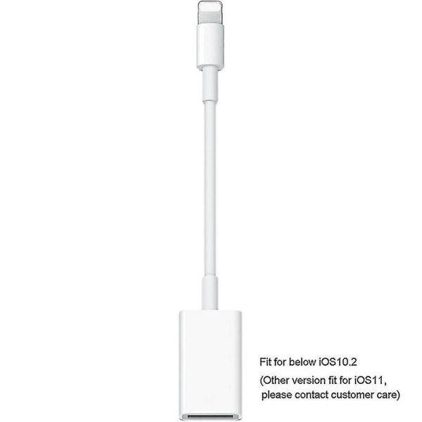 8-nastainen Otg-sovitin Lightning Uros USB -kaapeliin iPhonelle