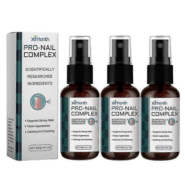 3 STK 2024 Ny ProNail Complex Sprayolie til negle 30ML A