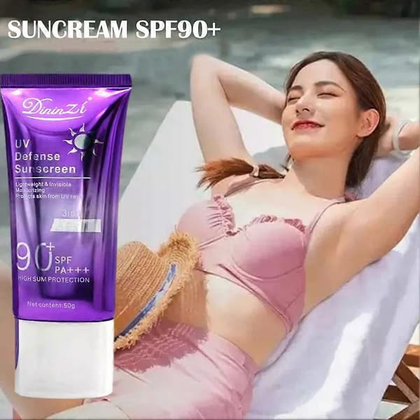 Dininzi solcreme SPF90+ til UV-beskyttelse og blegning A