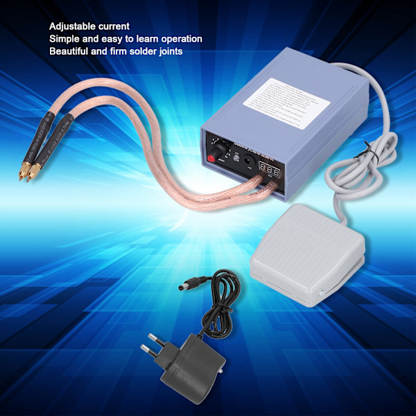 Mini Pistehitsauslaite Kannettava Käsikäyttöinen DIY Akulla Toimiva Hitsauskone 5000W Suuri Teho 100240v(EU-pistoke)