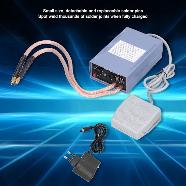 Mini Pistehitsauslaite Kannettava Käsikäyttöinen DIY Akulla Toimiva Hitsauskone 5000W Suuri Teho 100240v(EU-pistoke)