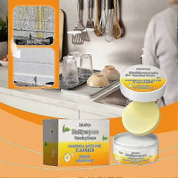 Power Paste, Scrub Mommy Applicator, Giftfri, Multifunktionell rengöringskräm A