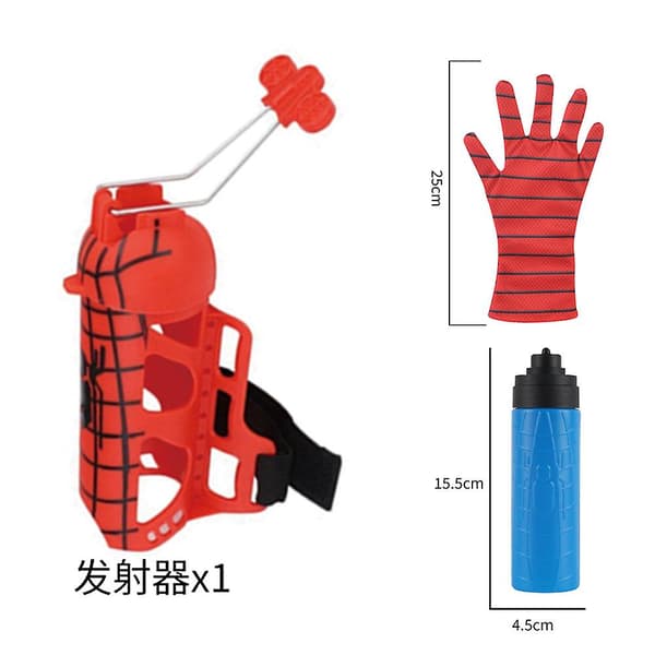 Spider-man Handske Web Shooter Hero Launcher Håndledslegetøj Sæt Spiderman Armbånd Legetøj A