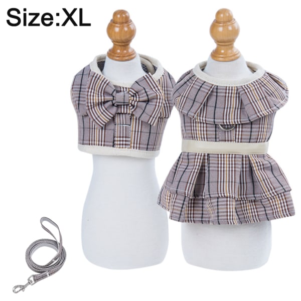 Skirt traction chest strap vest cat traction rope walking cat