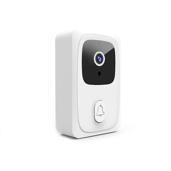 Trådlös WiFi-videodörrklocka WiFi Röstintercom Fjärrövervakning Dörrklocka för hemmet A