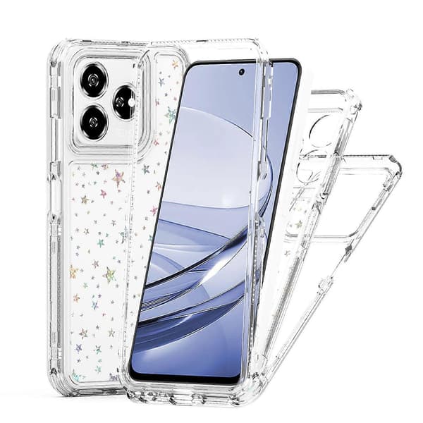 Transparent akryl laserpapper telefonfodral för ZTE Axon 60