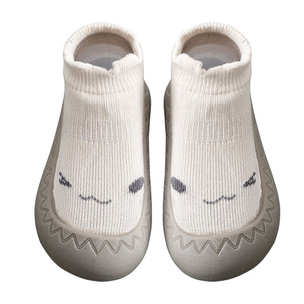 1 pari baby sukkakenkiä, toddler , pehmeä kumipohja, liukumaton lattiatossu pojille, tytöille ensimmäisellä kävelyllä (13,2 cm)