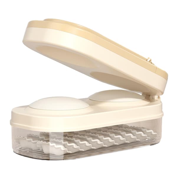 3-i-1 Enkel Dumplingmaskin med Oppbevaringsveske DIY Dumpling Wrapper Form for Pannekaker Pai A