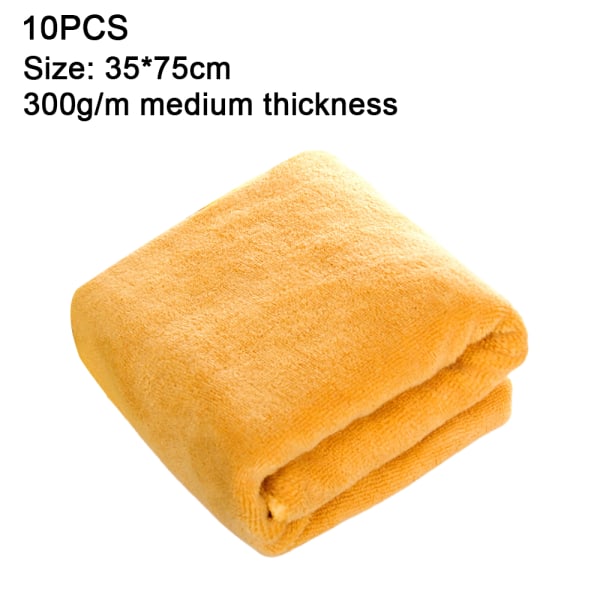 Salongshårhanddukar 10-pack - Snabbtorkande handduk för hår, händer,