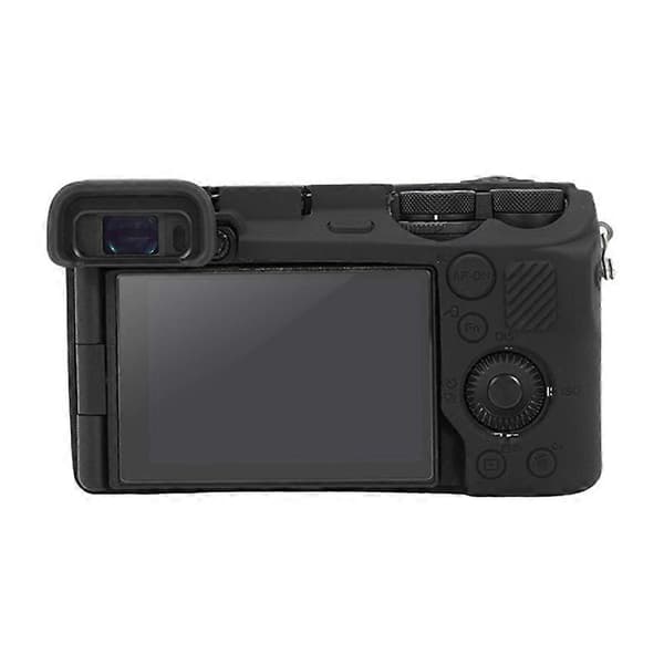 Blankt blødt silikone beskyttelsesetui sort til Sony ILCE-6700 / A6700