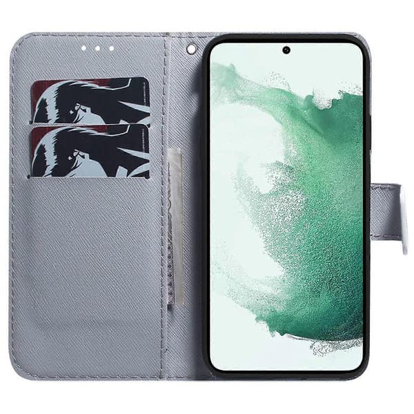För Samsung Galaxy A53 5G PU-läder plånboksstil flipfodral magnetisk stängning 3D-mönstertryck Sta