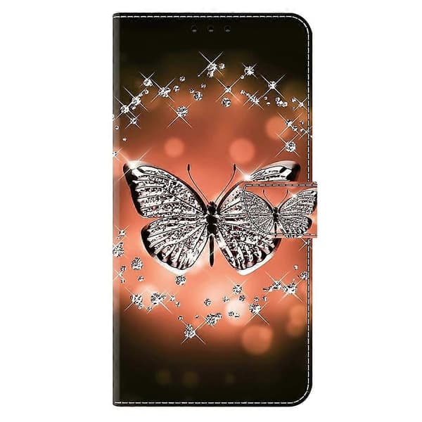 För iPhone 17 Fodral 3D Mönster PU Läder Plånboksfodral med Stativ A