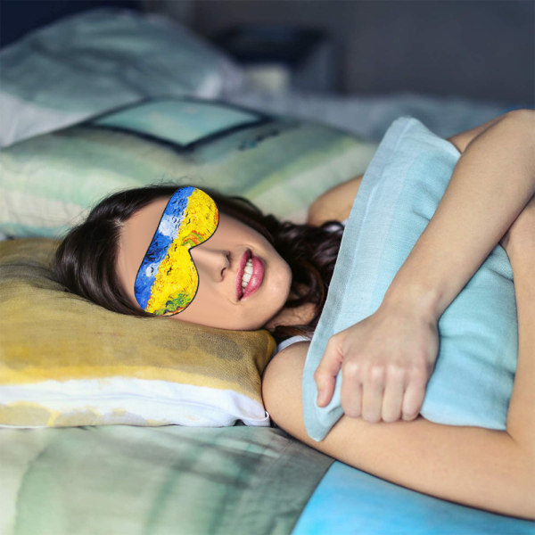 Silke Sovemaske til Kvinder Mænd Komfortabel Blindfold Eye Mask