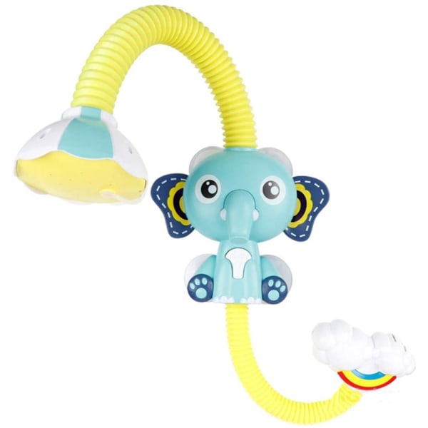 Badeleker Babyvannspill Elefantmodell Krandusj Elektrisk
