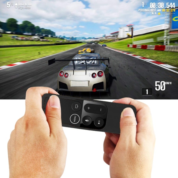 Silicone Case Compatible with 4th and 5th Generation Remote Control - Red Black