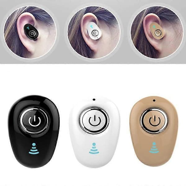 S650 Mini Bluetooth-kompatibel øretelefon Trådløse usynlige in-ear ørepropper Håndfri