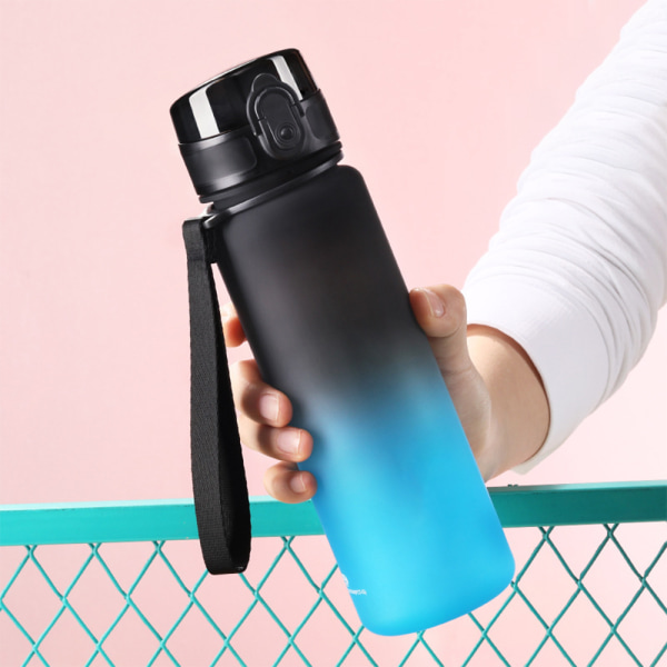 Ny sports liten frisk gradient vannflaske, for Fitness, Gym