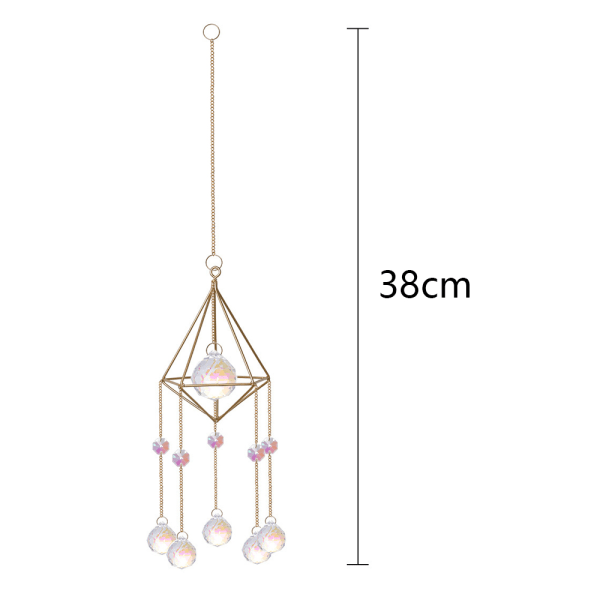 Crystal sun catcher, hanging crystal chandelier, prism decor