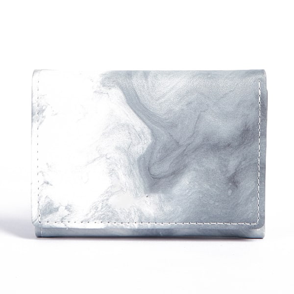 Fashion Travel Purse PU Läderklämmor Kontanter, Kort, ID-hållare Plånbok