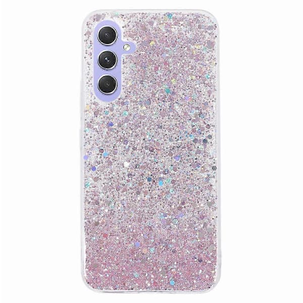 Til Samsung Galaxy A35 5G Cover Glitrende Ridsefast TPU Telefoncover A
