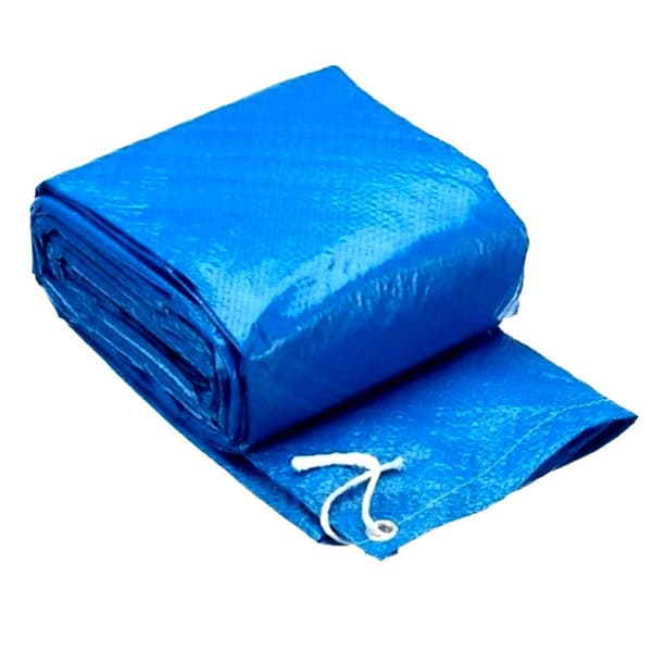 Poolskydd i tyg Uppblåsbart poolskydd Ponchoskydd Utomhus Dammtätt Regntätt Poolskydd A