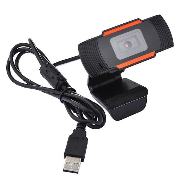 Webkamera med mikrofon HD 480/720/1080P Webkamera Strømming Datamaskin Webkamera USB Datakamera for PC Bærbar PC A