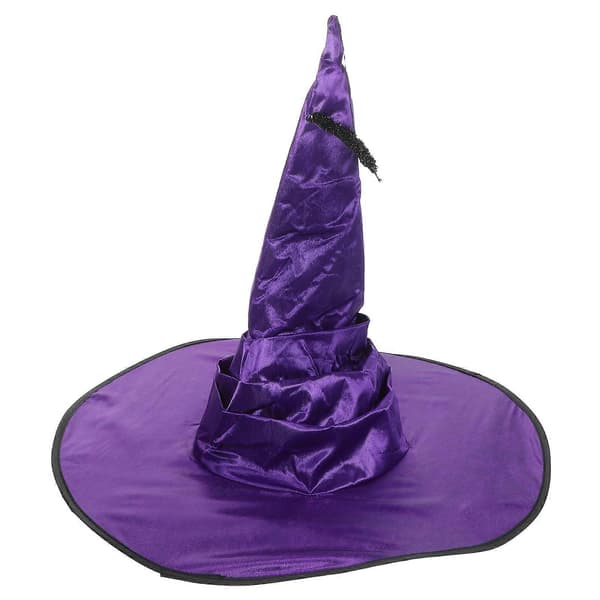 Lilla heksehatt dekorativ Halloween heksehatt for Cosplay A