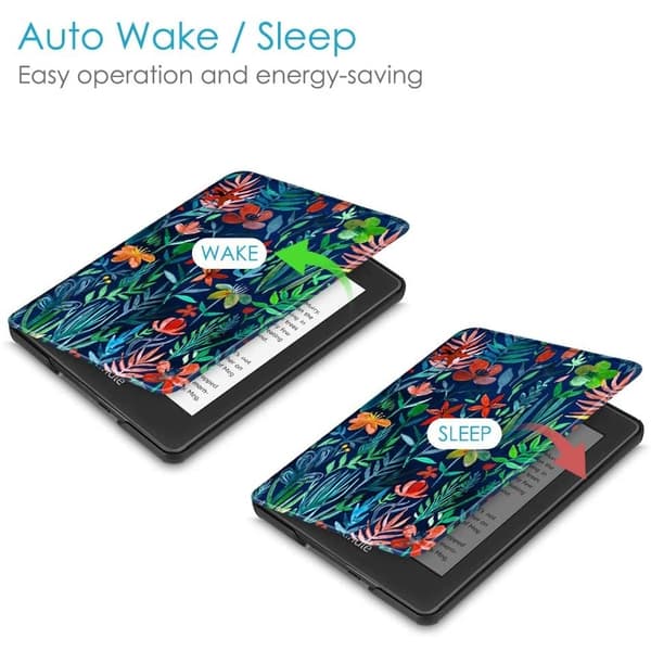 Slim Smartcase skyddsfodral för Kindle 658/ Youth edition /10:e generationen 2019, Jungle night