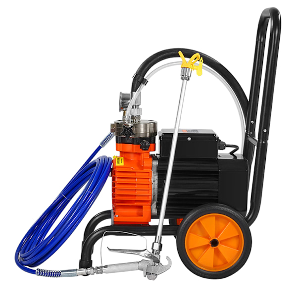SucceBuy Vagn Airless Färgspruta 900W 1800 psi Membran Färgspruta Airless för Hemmabruk