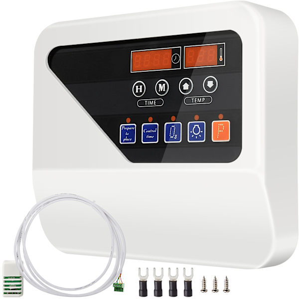 SucceBuy Extern Elektrisk Kontroller för 3-9KW Bastuaggregat med Tempsensor 380V-415V